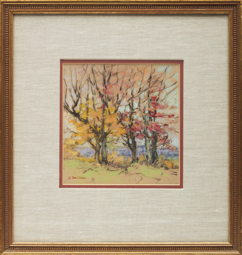 Berthe Des Clayes, Autumn, Eastern Township, pastel - view 2