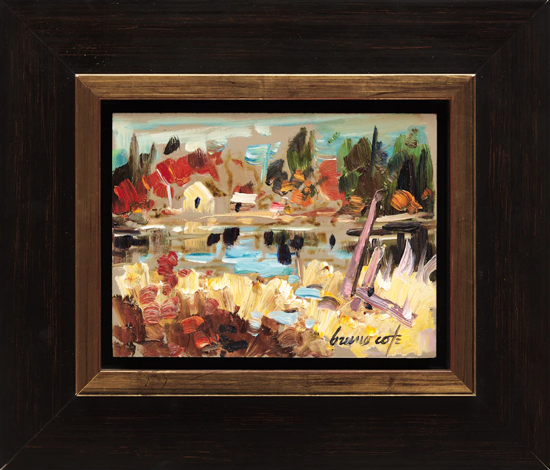 Bruno Côté, Autumn Landscape, oil on board - view 2