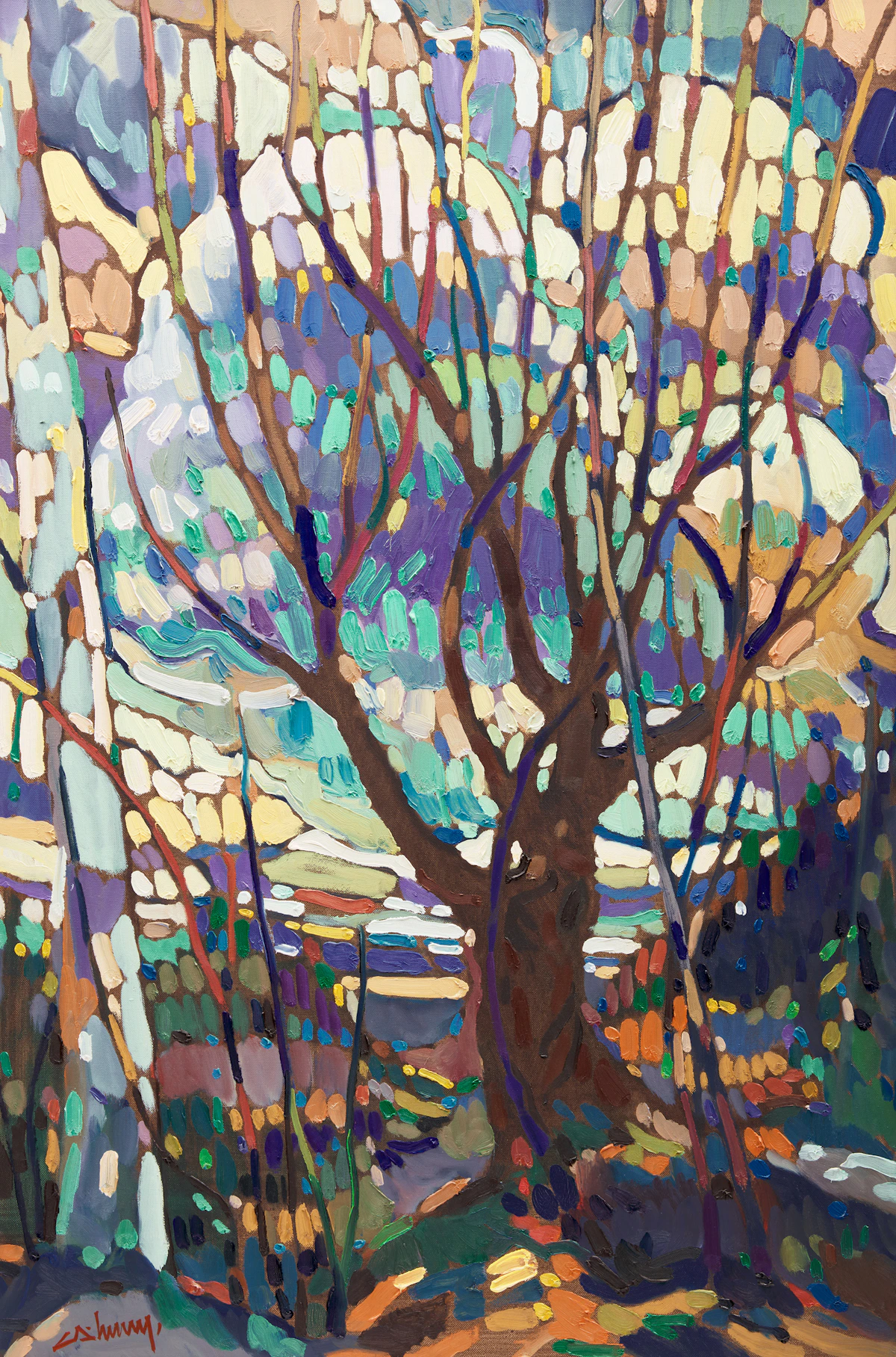 Christopher Allen Henry, The Eden Tree, oil on canvas