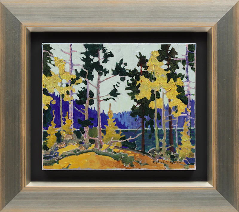 Robert Genn, Anderson Lake, oil on canvas - view 2