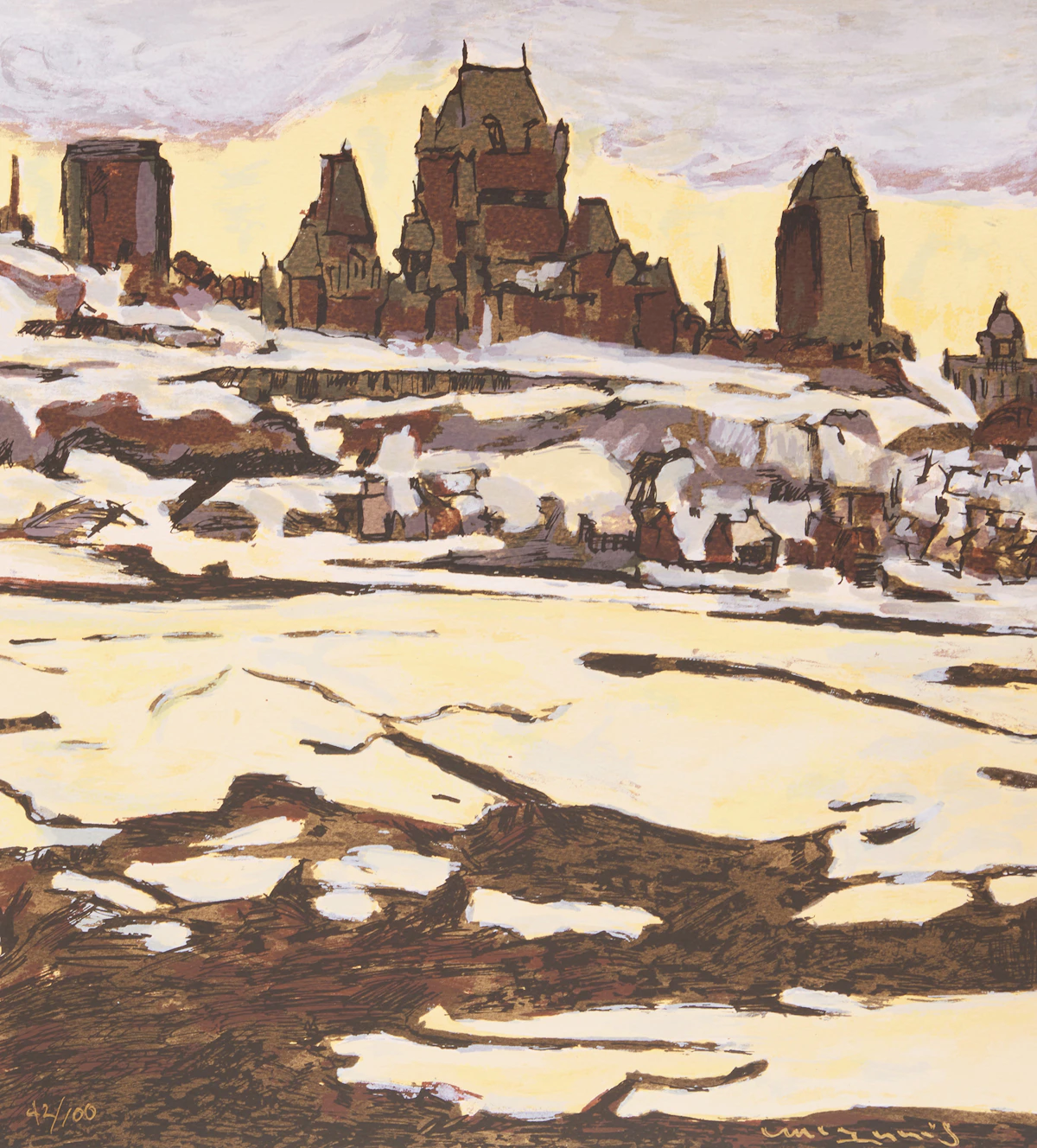 Robert Francis Michael McInnis, The End of An Era, eight serigraphs, 1985