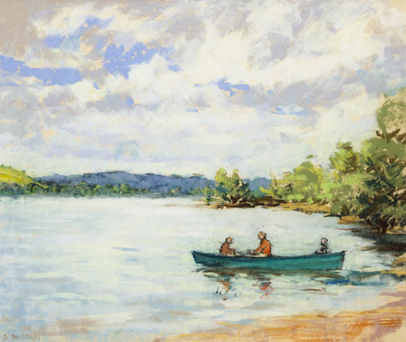 Fishing (Eastern Townships) by Berthe Des Clayes