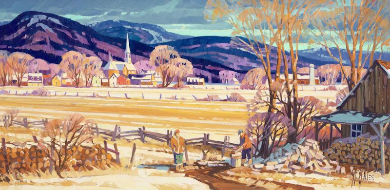 Le Village de Rivière Ouelle by St. Gilles
