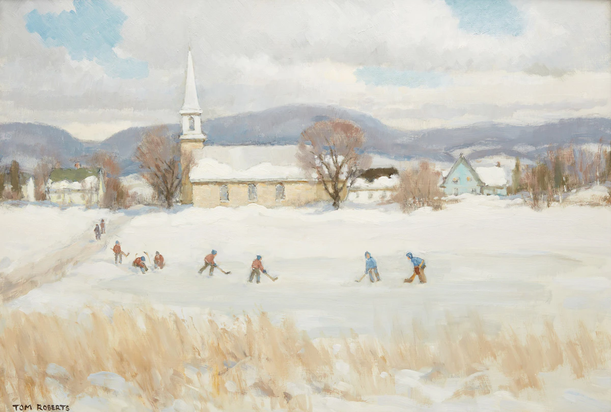 Thomas Keith Roberts, Late Winter, St. Joseph, oil on board