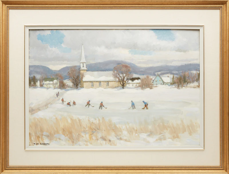 Thomas Keith Roberts, Late Winter, St. Joseph, oil on board - view 2