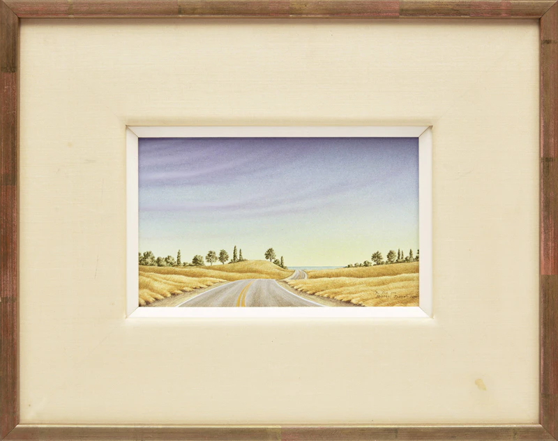 Michael French, By the Sea, acrylic on board, 1986 - view 2
