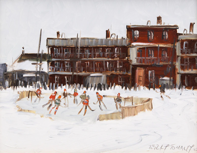 Hockey Players by Terry Tomalty