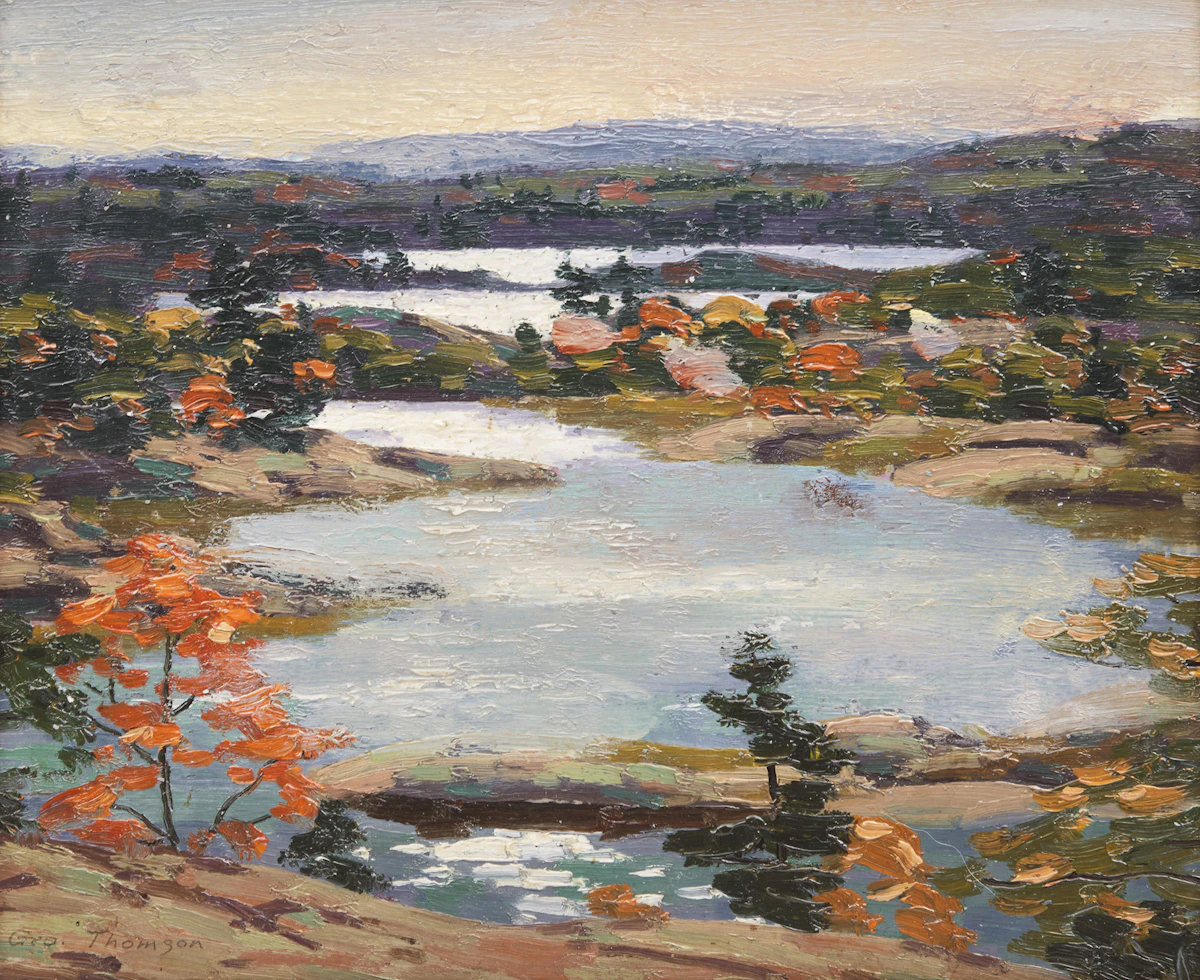 George Thomson, Morning Among the Islands (Whitefish Bay), oil on board