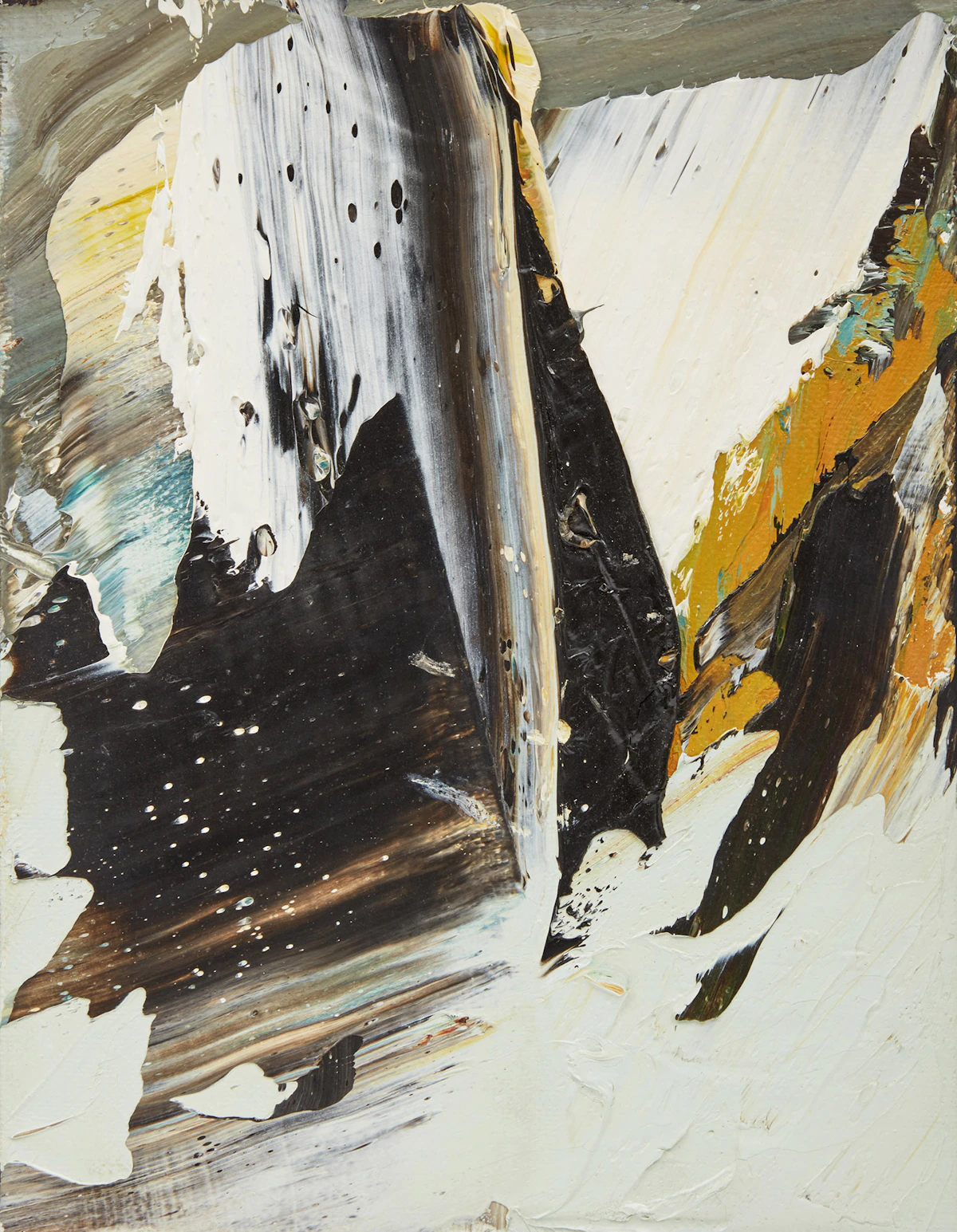 Leonard Parent Basque, Entre chien et loup, oil on canvas board, 1975