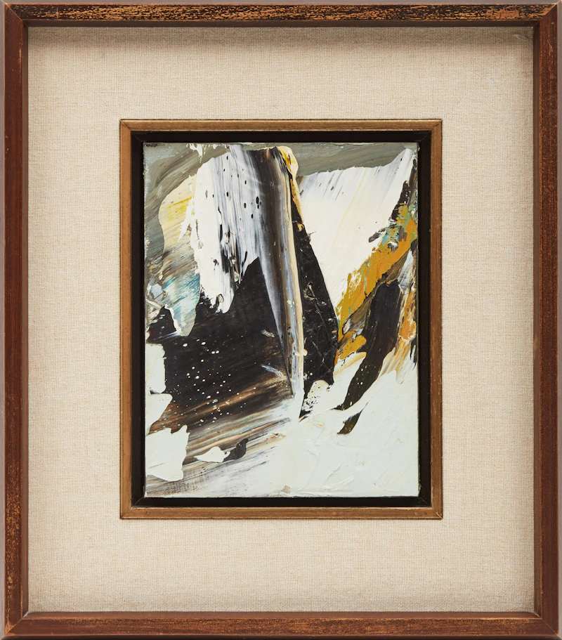 Leonard Parent Basque, Entre chien et loup, oil on canvas board, 1975 - view 2