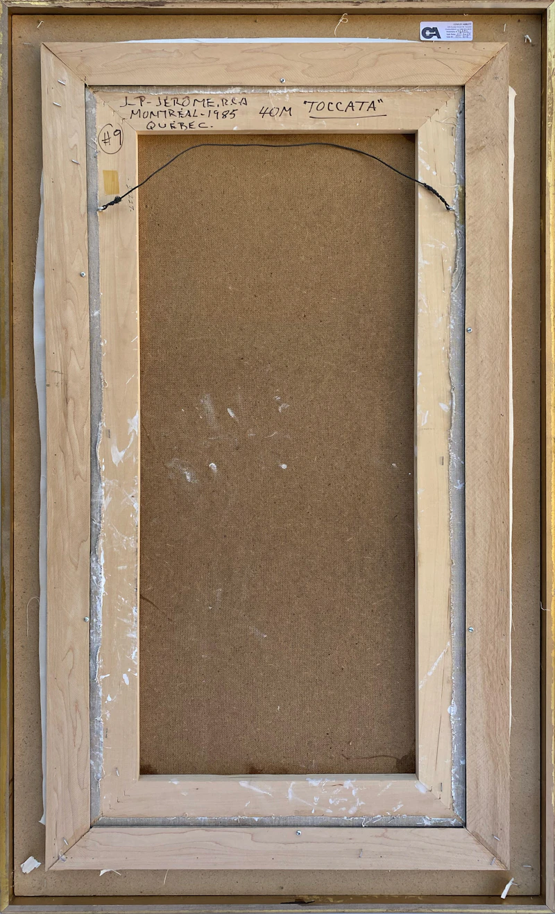 Jean-Paul Jérôme, Toccata, acrylic on board, 1985 - view 3