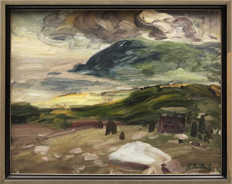 René Richard, Coastal Landscape, oil on board - view 2