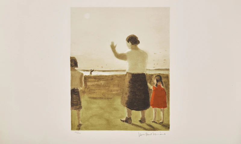 Jean Paul Lemieux, La petite poule d'eau, portfolio with 20 colour lithographs, 1971 - view 4