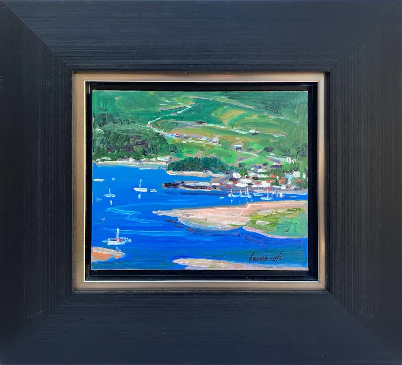 Bruno Côté, Boisé du quai, oil on board - view 2