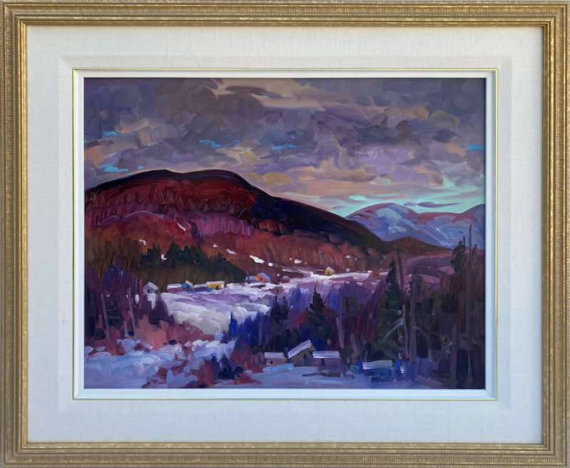 Bruno Côté, March "Petite Nation", oil on board - view 2