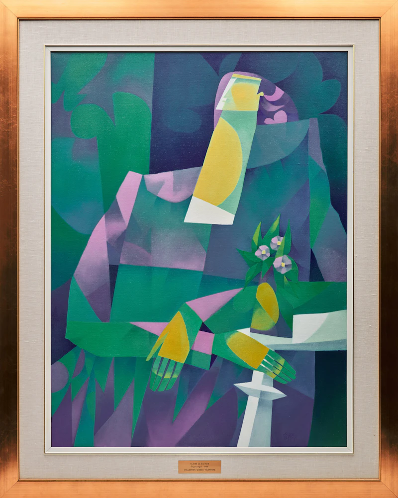 Claude Le Sauteur, Enigmatique, oil on canvas, 1996 - view 2