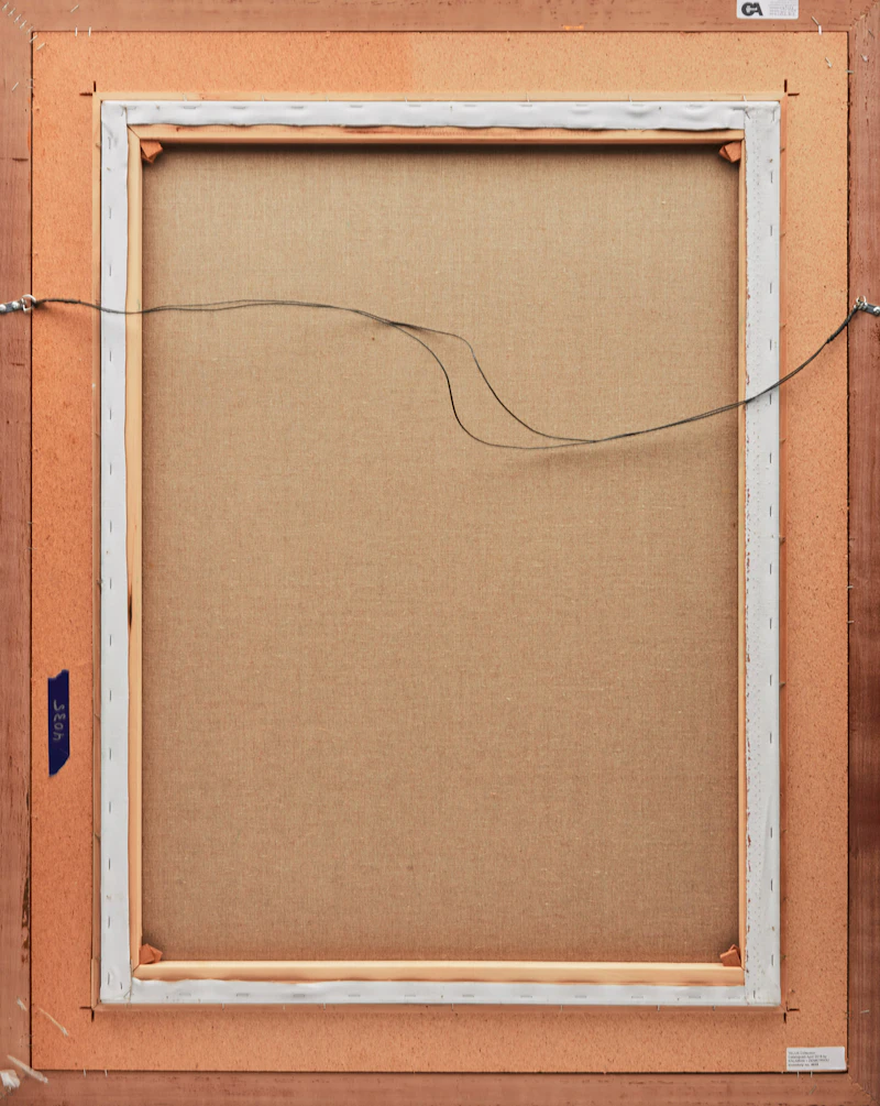 Claude Le Sauteur, Enigmatique, oil on canvas, 1996 - view 3