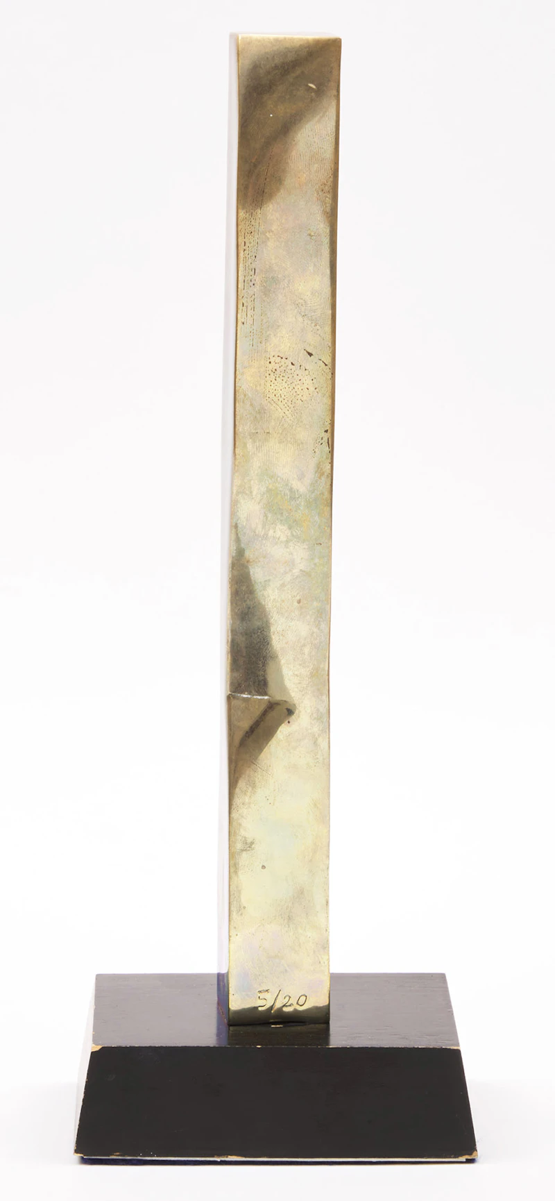 Mario Merola, Figure de proue, bronze on wood base - view 4