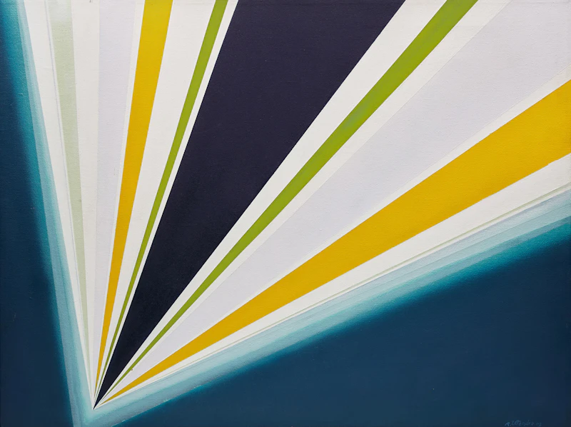 Rita Letendre, Ira, acrylic on canvas