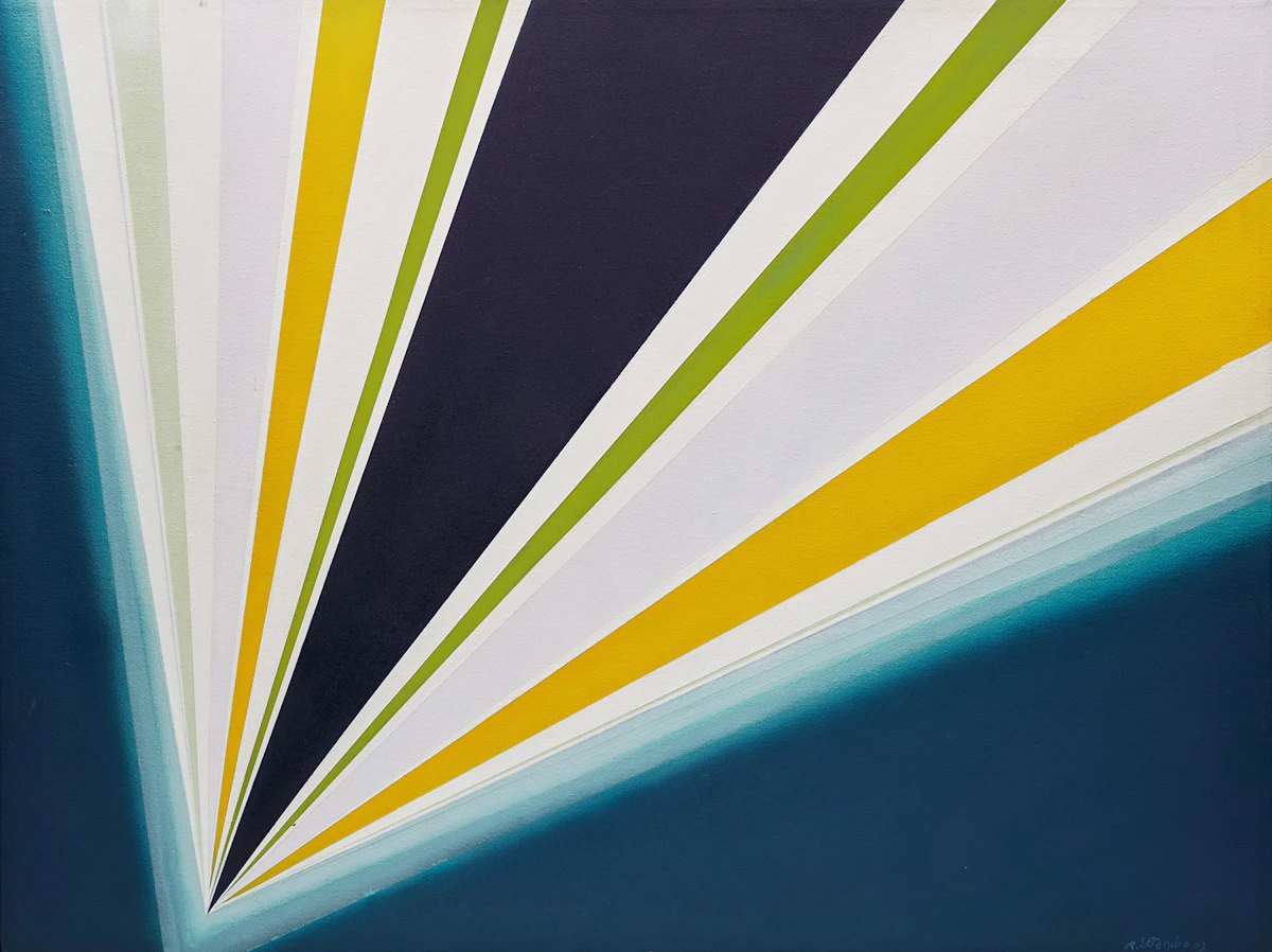 Rita Letendre, Ira, acrylic on canvas, 1973