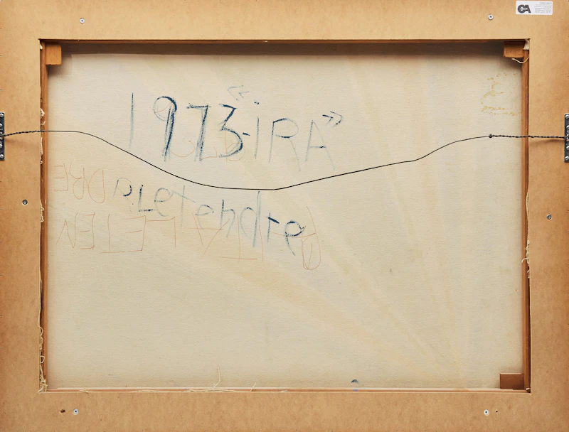 Rita Letendre, Ira, acrylic on canvas, 1973 - view 3