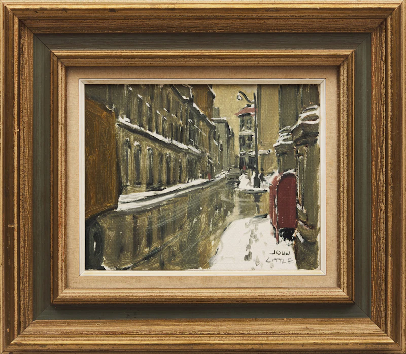 John Little, Rue St. Pierre, Montreal, oil on canvas, 1969 - view 2