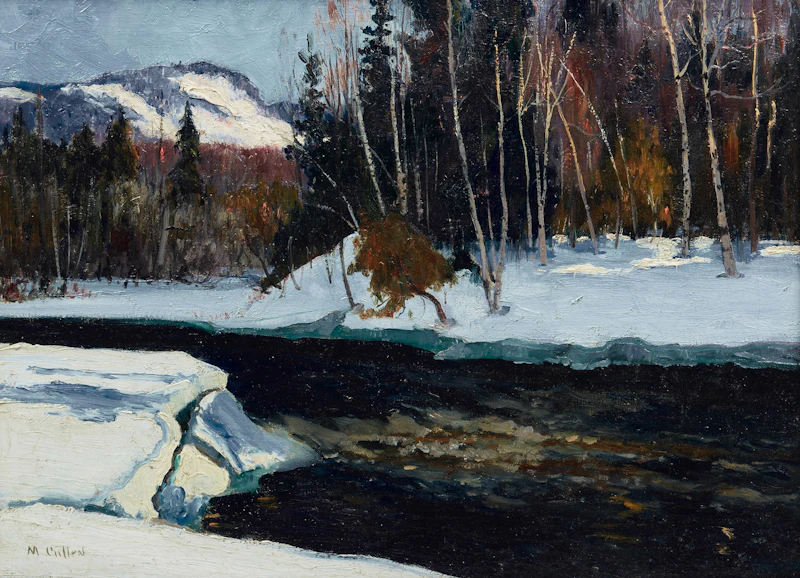 Winter, The Caché River by Maurice Galbraith Cullen