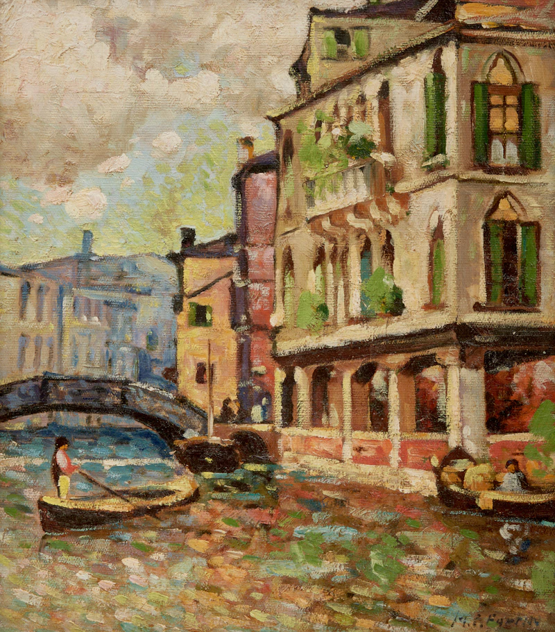 Canal, Venice by Marc-Aurèle Fortin
