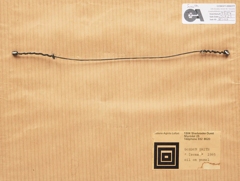 Gordon Appelbe Smith, Icone, oil and collage on panel, 1965 - view 2