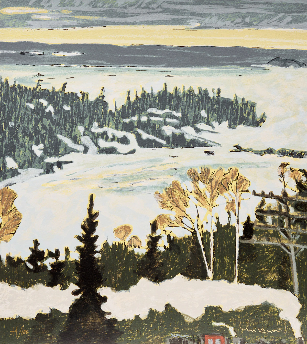 Robert Francis Michael McInnis, The End of An Era, eight serigraphs, 1985