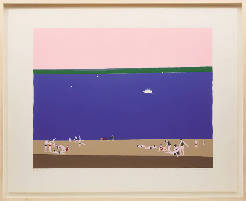 William Perehudoff, Waskeskiu Lake, Saskatchewan, colour silkscreen, 1985 - view 2