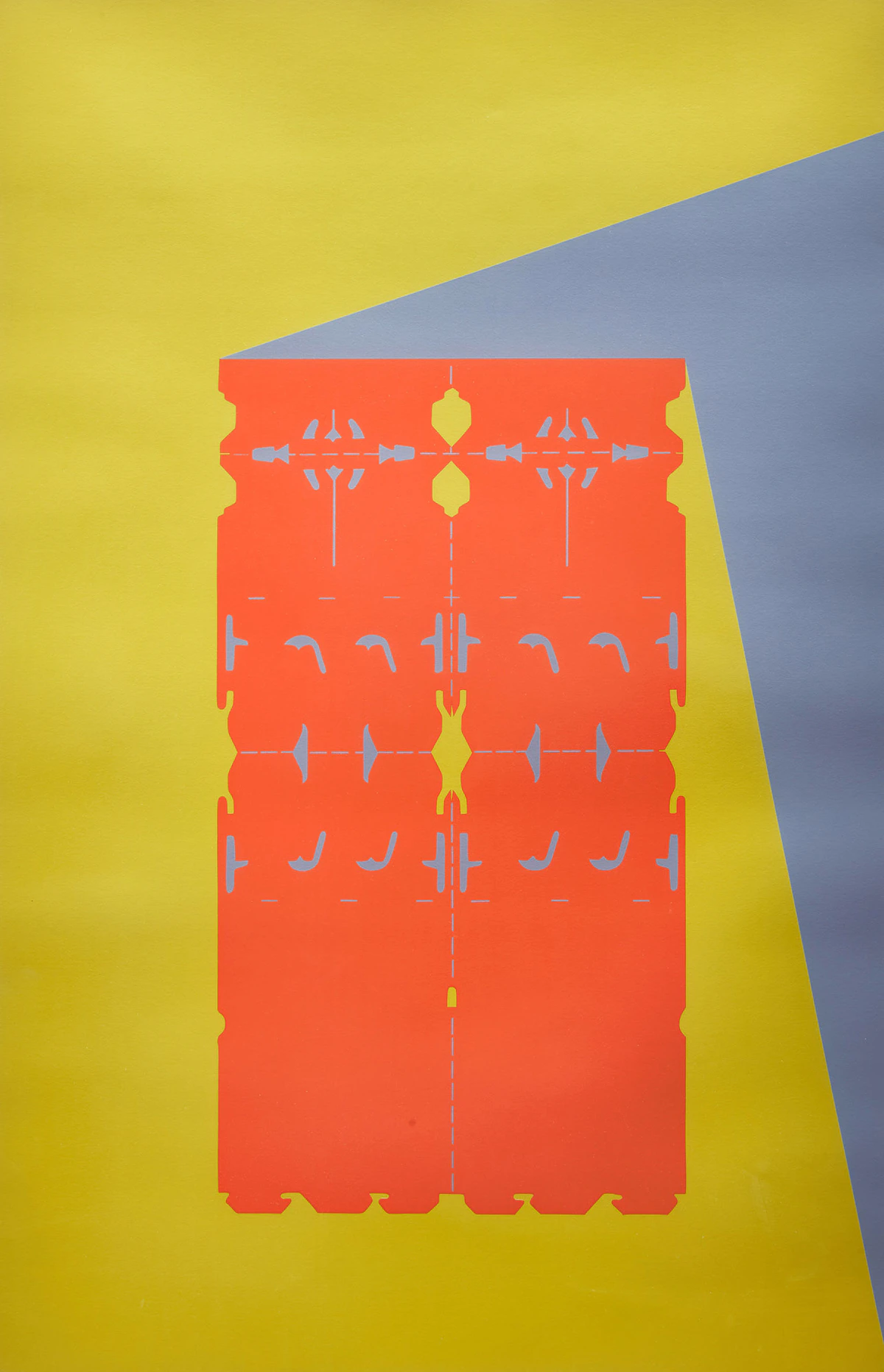 Harold Barling Town, Code II, colour serigraph, 1969