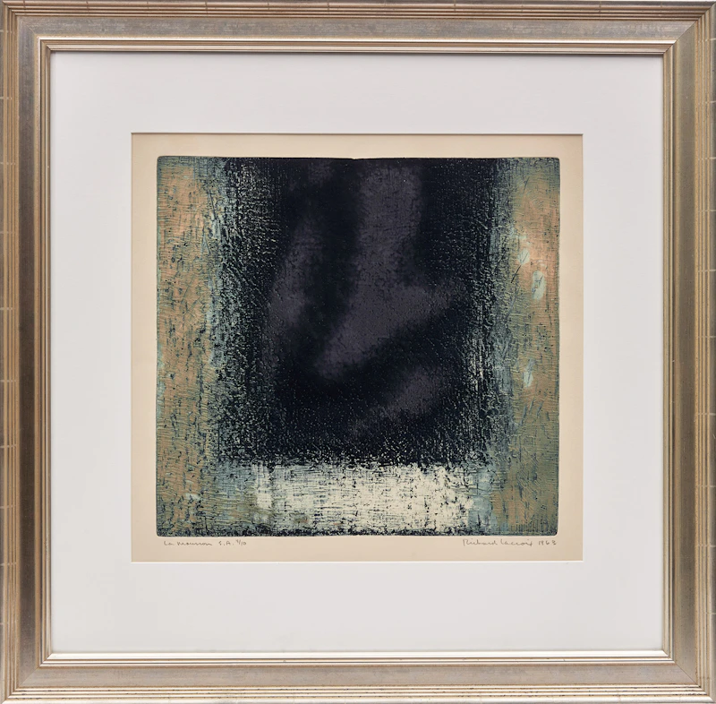 Richard Lacroix, La mousson, colour intaglio, 1963 - view 2