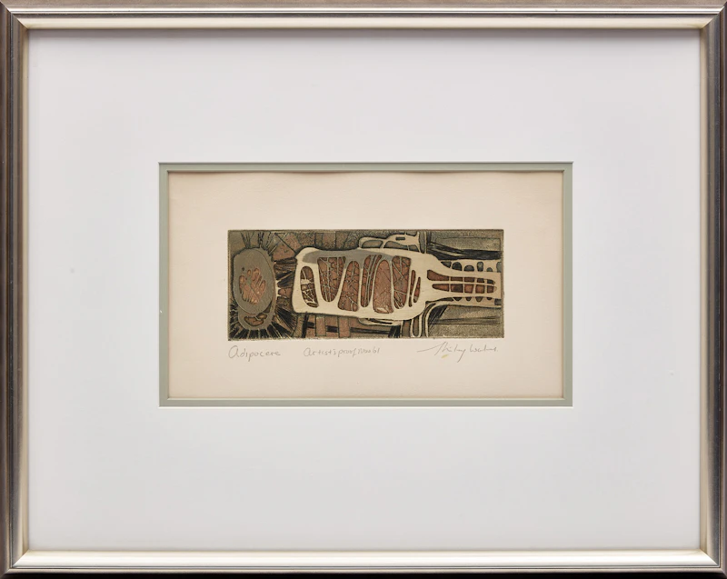 Shirley Wales, Adipocere, colour intaglio, 1961 - view 2