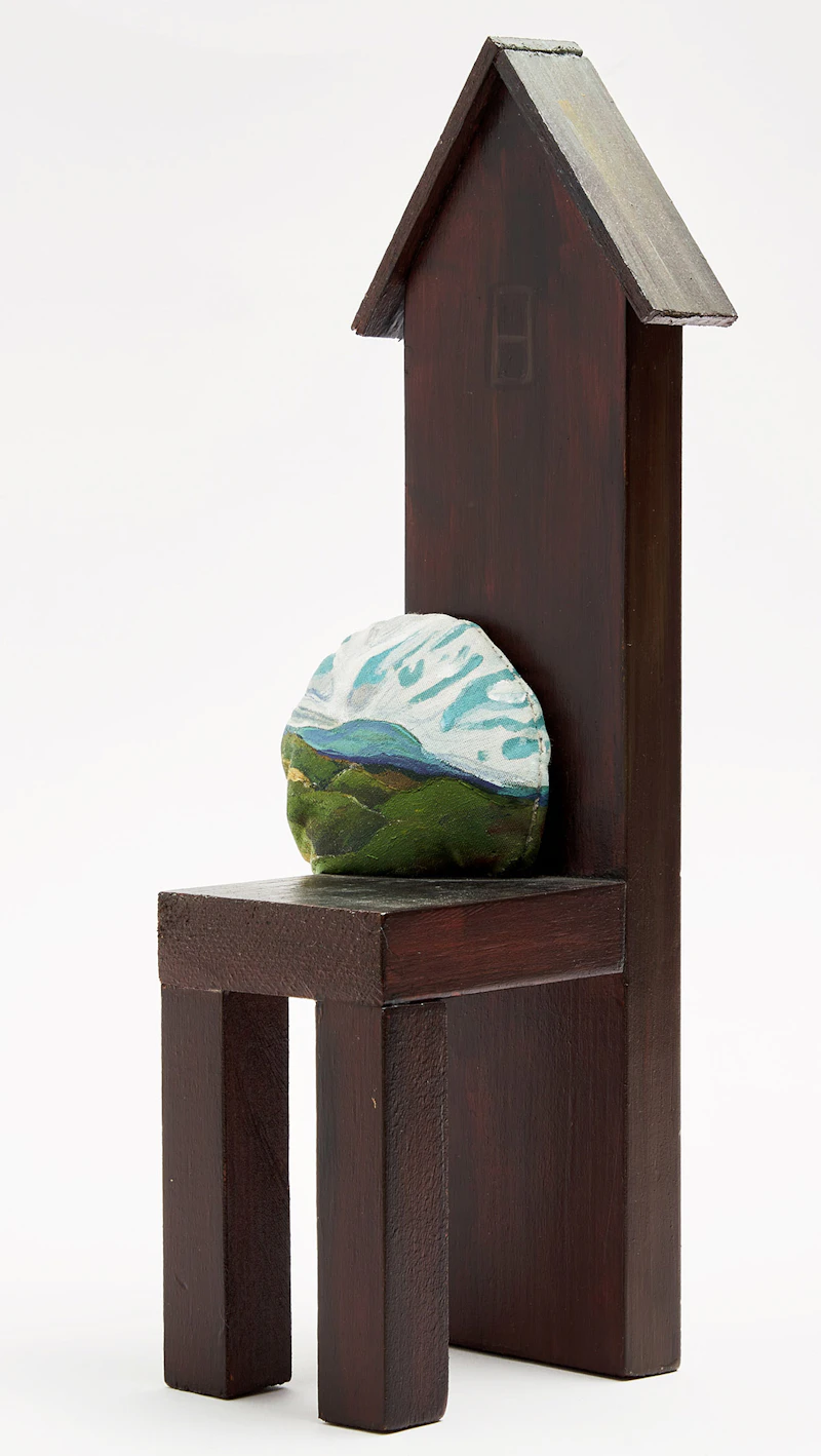 Judith Livingston, Franklin Carmichael c. 1930 (A Northern Silver Mine), mixed media, 1994 - view 3