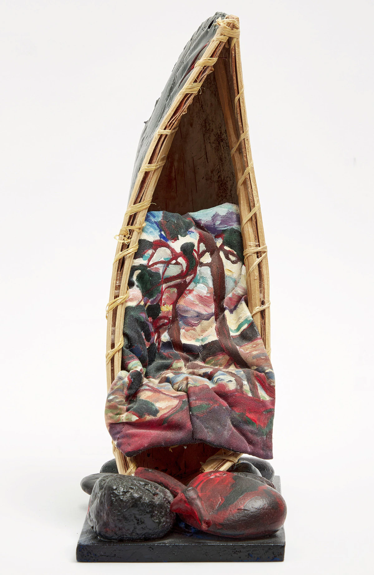 Judith Livingston, Tom Thomson c.1917 (The West Wind), mixed media, 1994