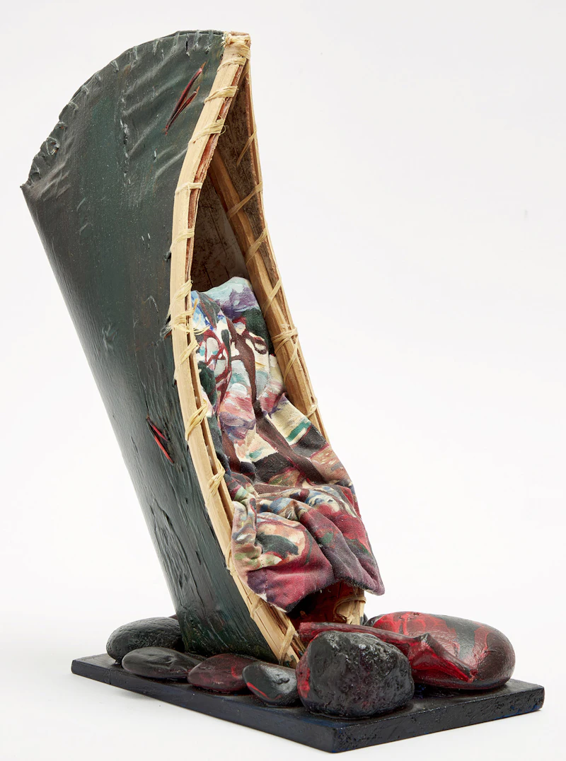 Judith Livingston, Tom Thomson c.1917 (The West Wind), mixed media, 1994 - view 3