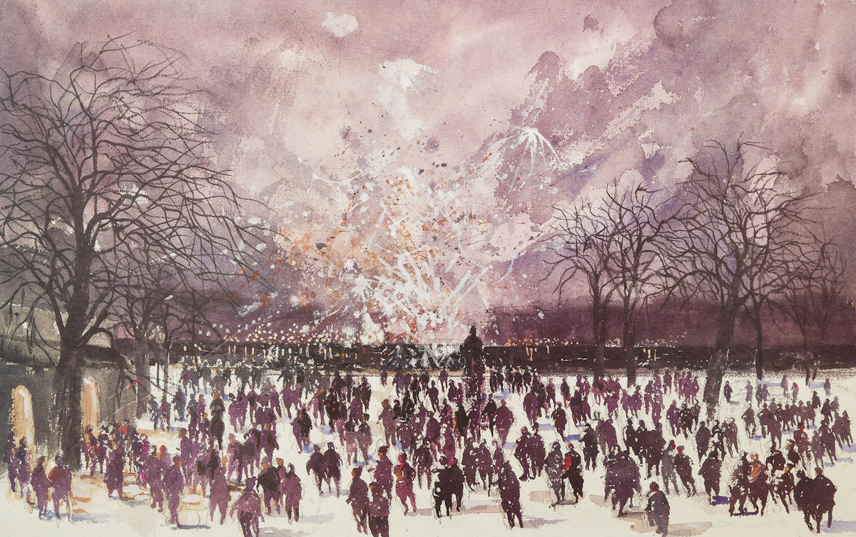 Molly Lamb Bobak, First Night, lithograph