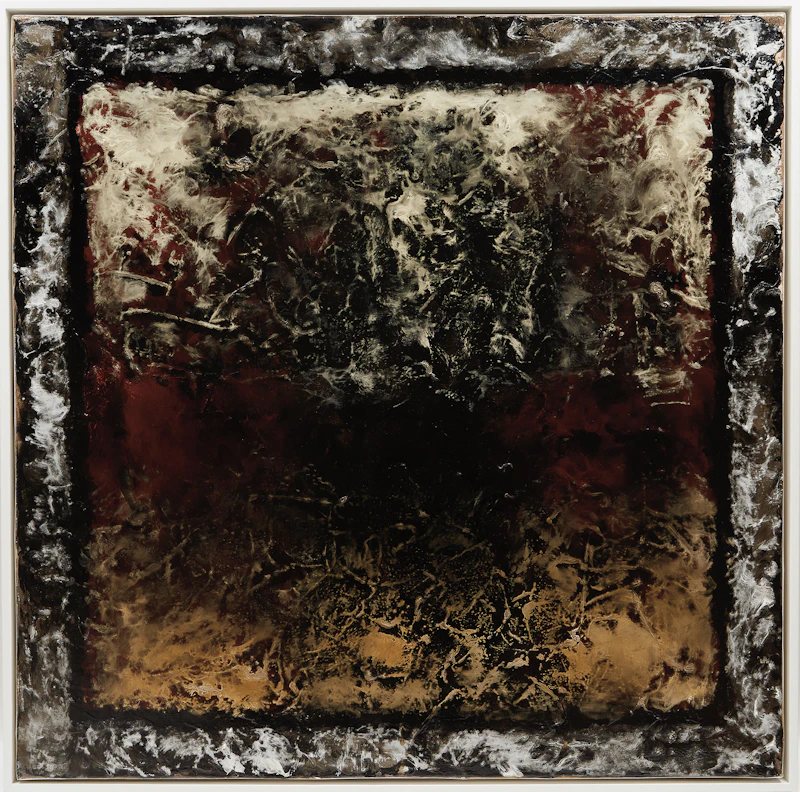 Jean Albert McEwen, Suite des pays vastes, oil on canvas, 1972 - view 2