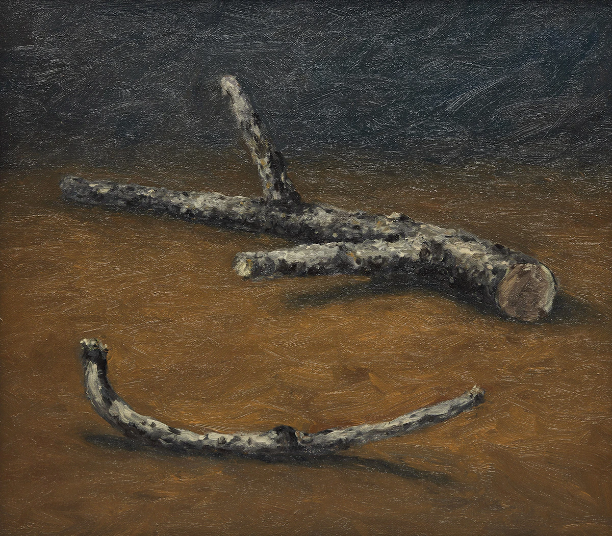Richard  Storms, Prey, oil on canvas, 1987