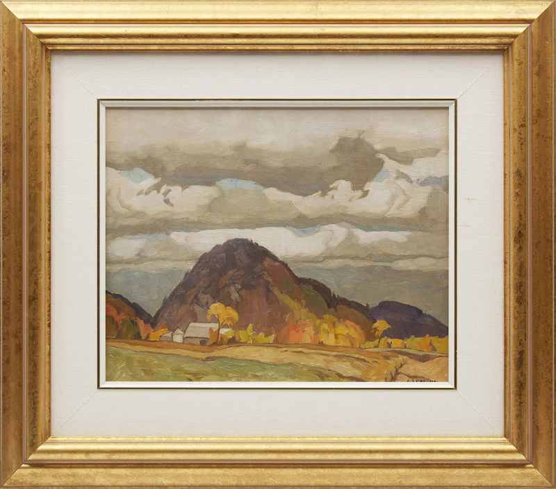 Alfred Joseph Casson, Quebec, Near Montebello, oil on board, 1969 - view 2