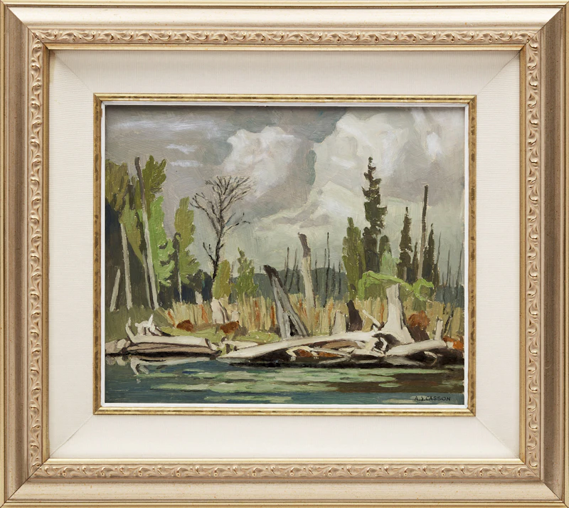 Alfred Joseph Casson, Swamp on Clarendon Lake, oil on board, 1957 - view 2
