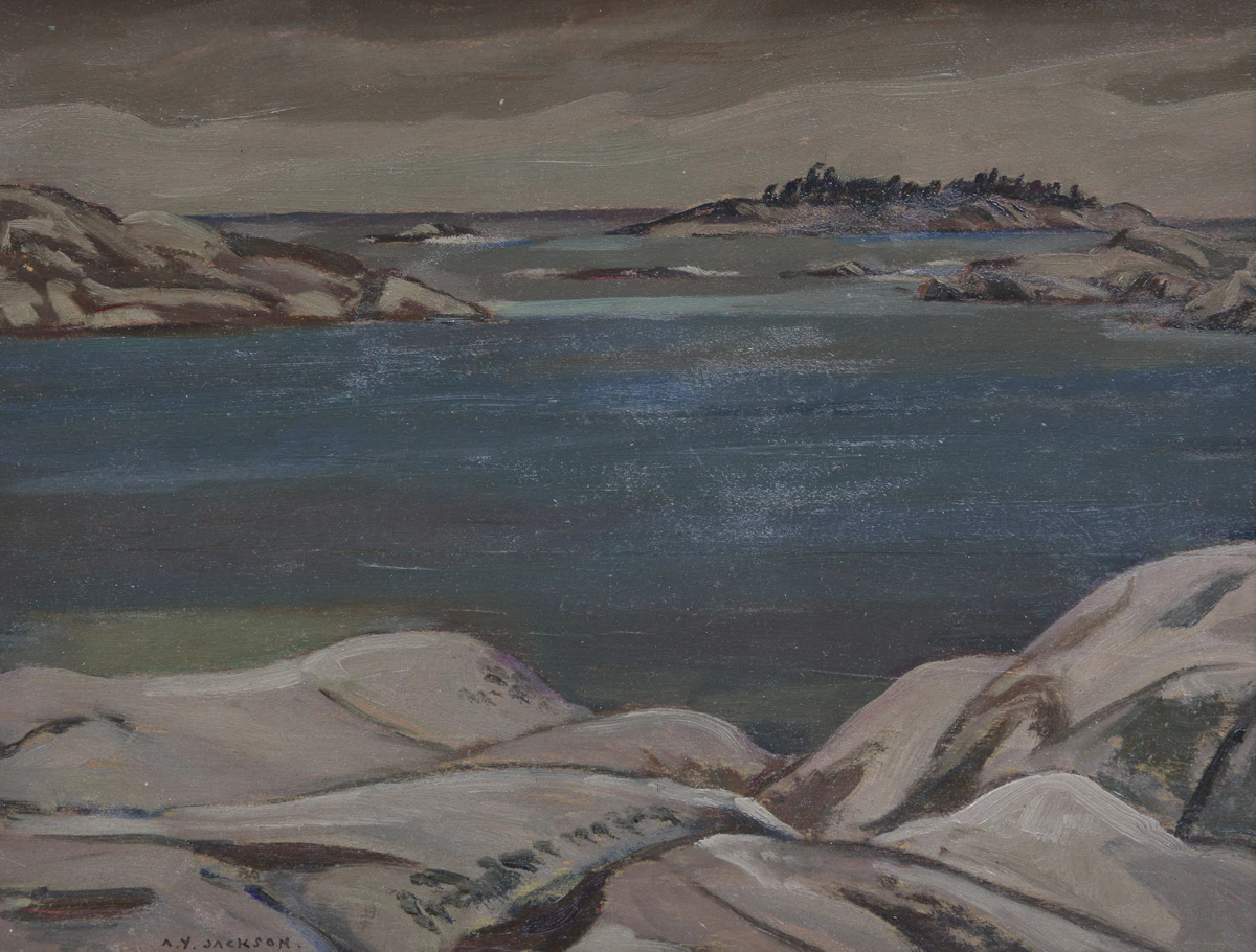 Alexander Young Jackson, Georgian Bay, oil on board