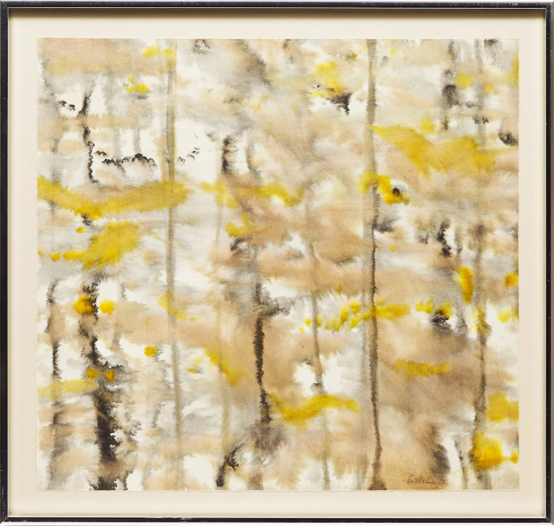 Joan Willsher-Martel, Tree VII, 1972, watercolour - view 2