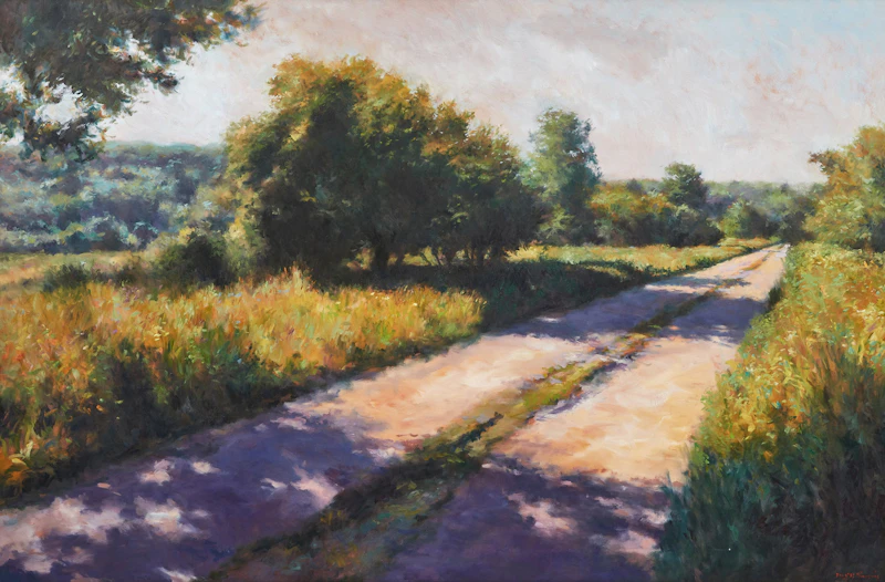 Douglas  Edwards, Concession #9, Country Rd. , oil on canvas - view 1