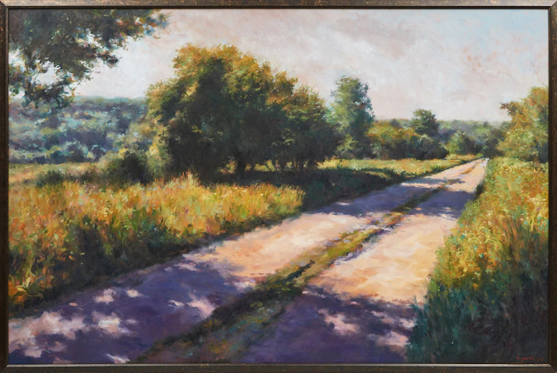 Douglas  Edwards, Concession #9, Country Rd. , oil on canvas - view 2