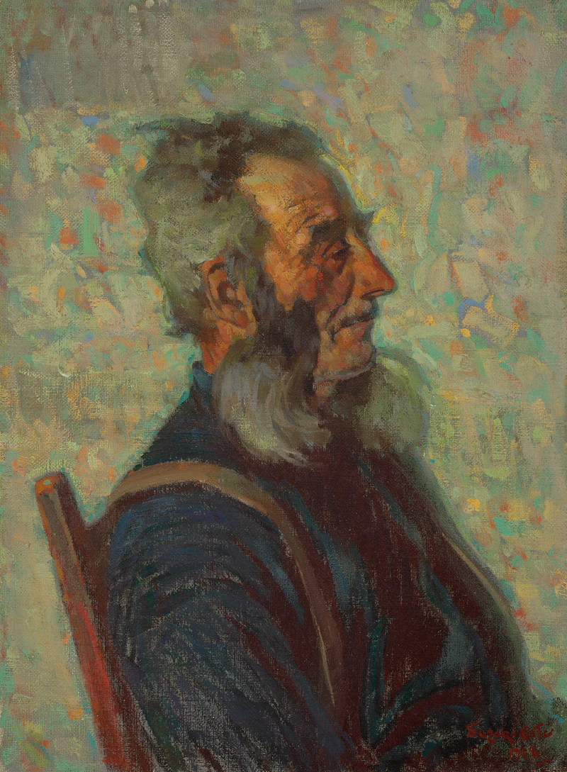 Marc-Aurèle de Foy Suzor-Coté, Old Pioneer/Jean-Baptiste Cholette, 1918, oil on canvas