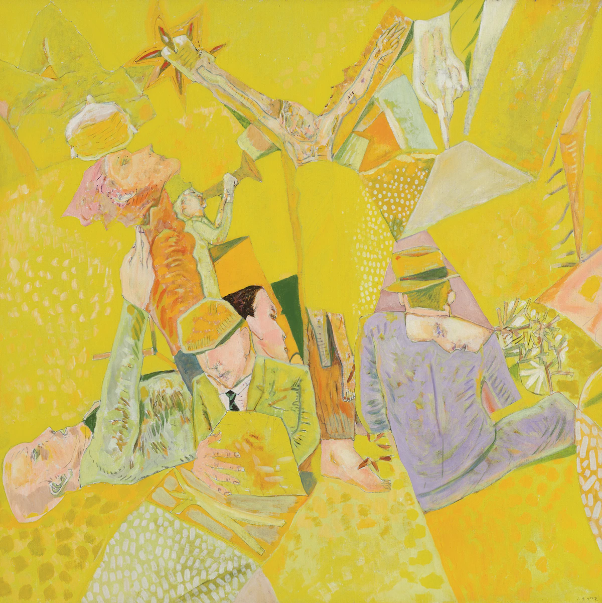 Ivan Kenneth Eyre, Terrible & Sublime, acrylic on canvas