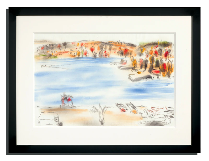 David Brown Milne, Blue Bay, 1952, watercolour on paper - view 2
