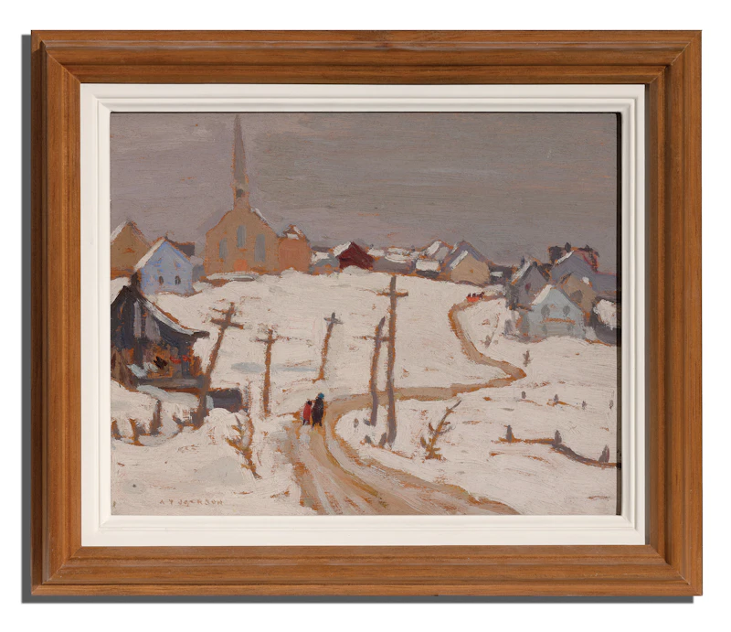 Alexander Young Jackson, St. Adele, Quebec, 1926, oil on panel - view 2